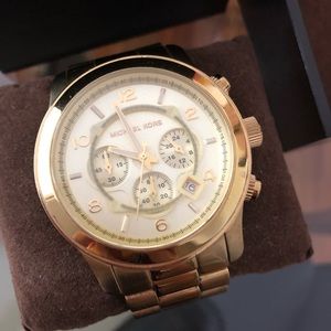 Michael Kors Gold-Tone Unisex Watch